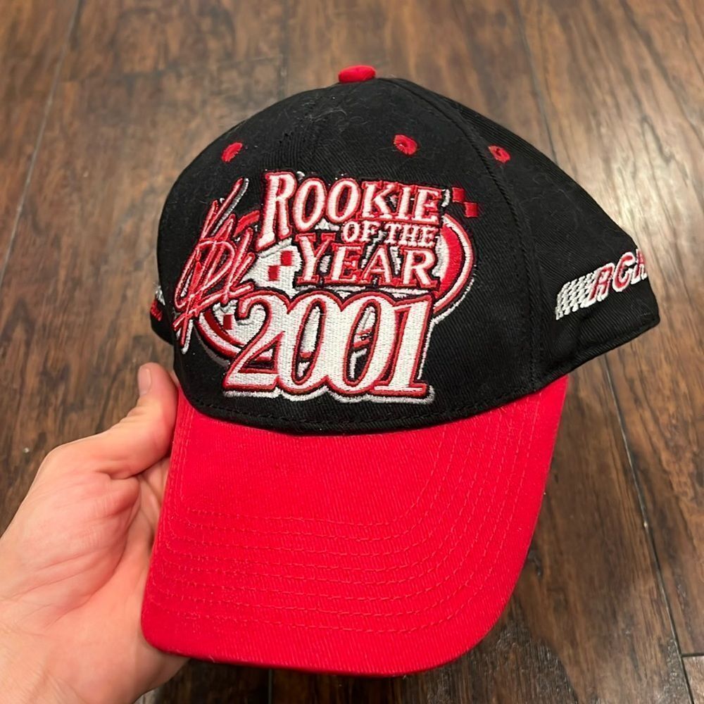 VTG 2001 ROOKIE OF THE YEAR Hat KEVIN HARVICK Hat NASCAR Snapback‎ RCR Chase #29